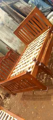 4x6 Modern Wooden Bed Frame - 1