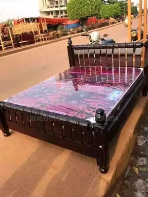4x6 Coffee Brown German Bed