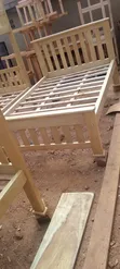 4x6 Coffee Brown German Bed - 2
