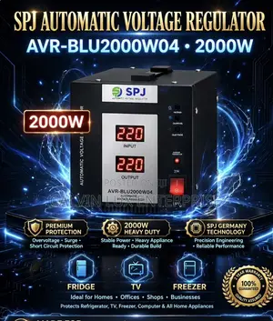 SPJ Automatic Voltage Regulator Protector 2000W