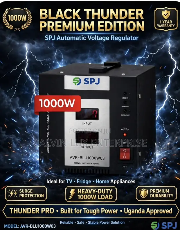 SPJ 1000W Voltage Protector Stabilizer - 1