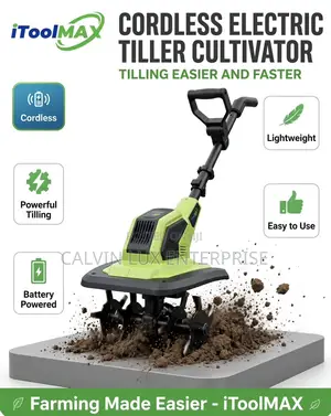 iToolmax Cordless Tiller Cultivator