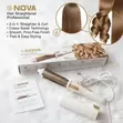 Nova 2-in-1 Professional Hair Straightener & Curling Iron - 2