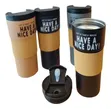 600ml Insulated Stainless Steel Coffee Travel Mug - 4