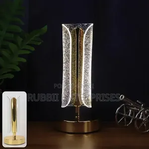 Curved Acrylic Table Lamp