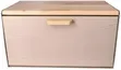 Modern Metal Bread Bin with Wooden Lid - 2