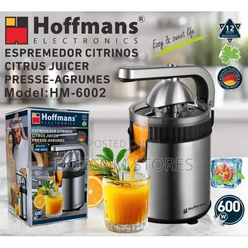 Hoffmans Electric Citrus Juicer (Model HM-6004) - 1