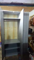 Gray Movable Wardrobe - 1