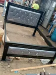 5x6 Fantastic Bed Frame in Gray - 1