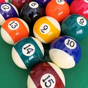 Professional Resin Billiard Ball Set - 16-Piece Pool Kit