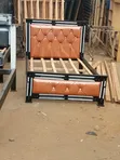 5x6 Golden Colour Bed Frame - 2