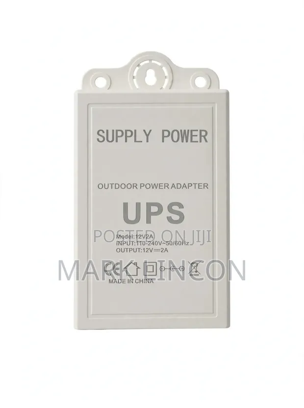 12V Outdoor Mini UPS Power Supply Adapter for WiFi Router, CCTV - 1