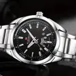 Naviforce Men's Steel Strap Quartz Watch - 2