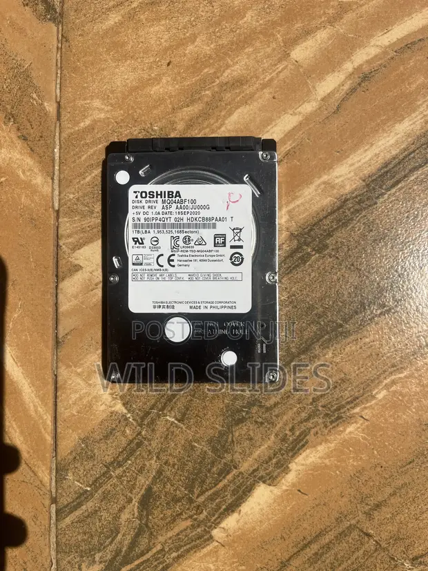 Toshiba 1TB Laptop Internal Hard Drive - 2.5" SATA HDD - 1