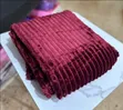 Monza Ribbed Fleece Throw Blankets - 1