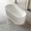 Fluted Freestanding Bathtub - 170x70cm - 5