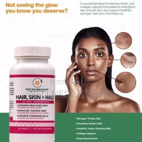 Hair, Skin + Nails Tablets - Advanced Beauty Supplement - 1