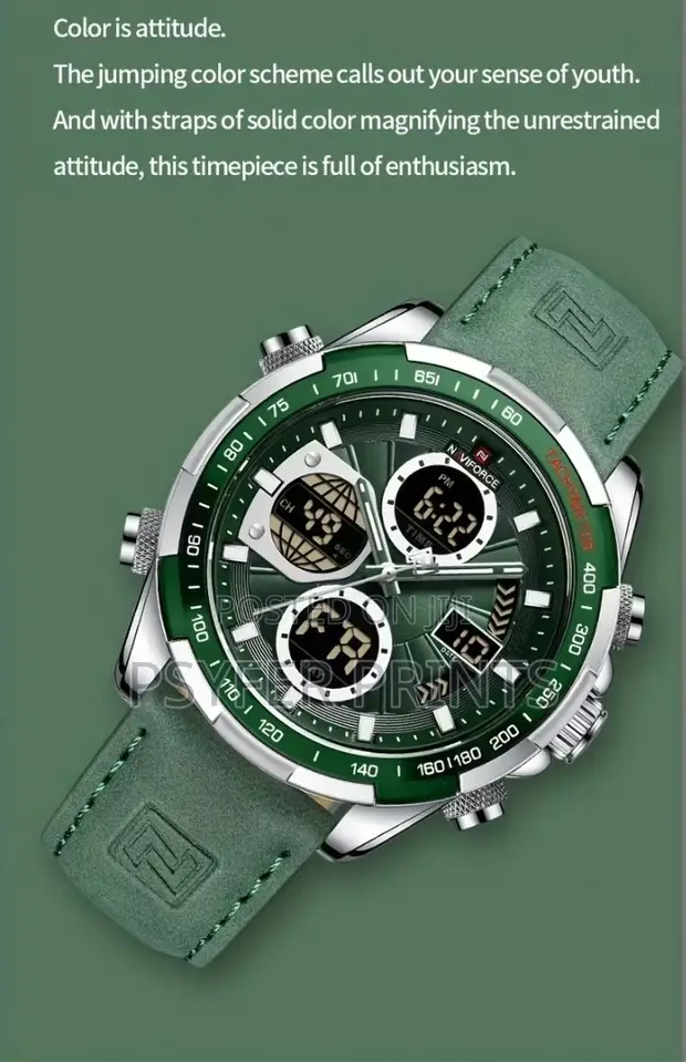NAVIFORCE Multifunctional Quartz Watch - 1
