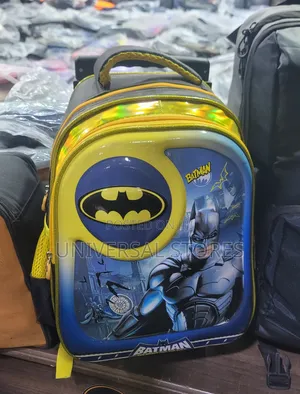 Batman Kids Trolley School Bag