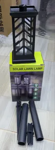Solar Lawn Lamp - Traditional Style - 2