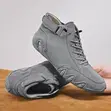 Men's Fashion Suede Boots with Straps - 2