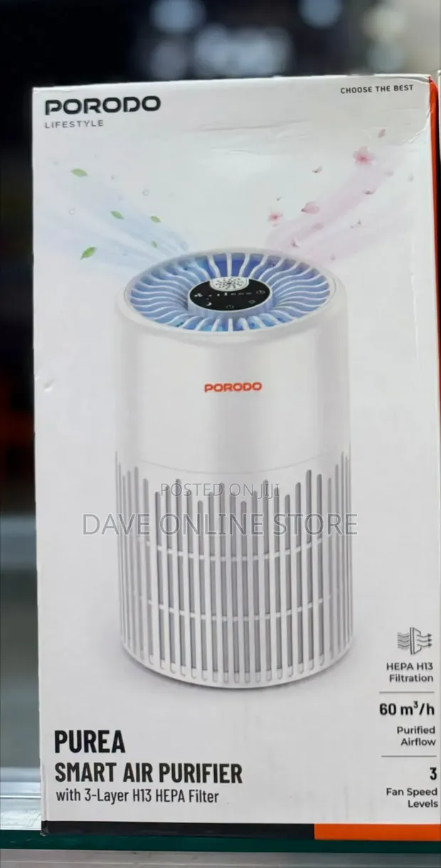 Porodo Purea Smart Air Purifier With 3 Layers - 1