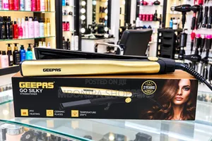 Geepas Go Silky Hair Straightener - Ceramic Plates, 200°C