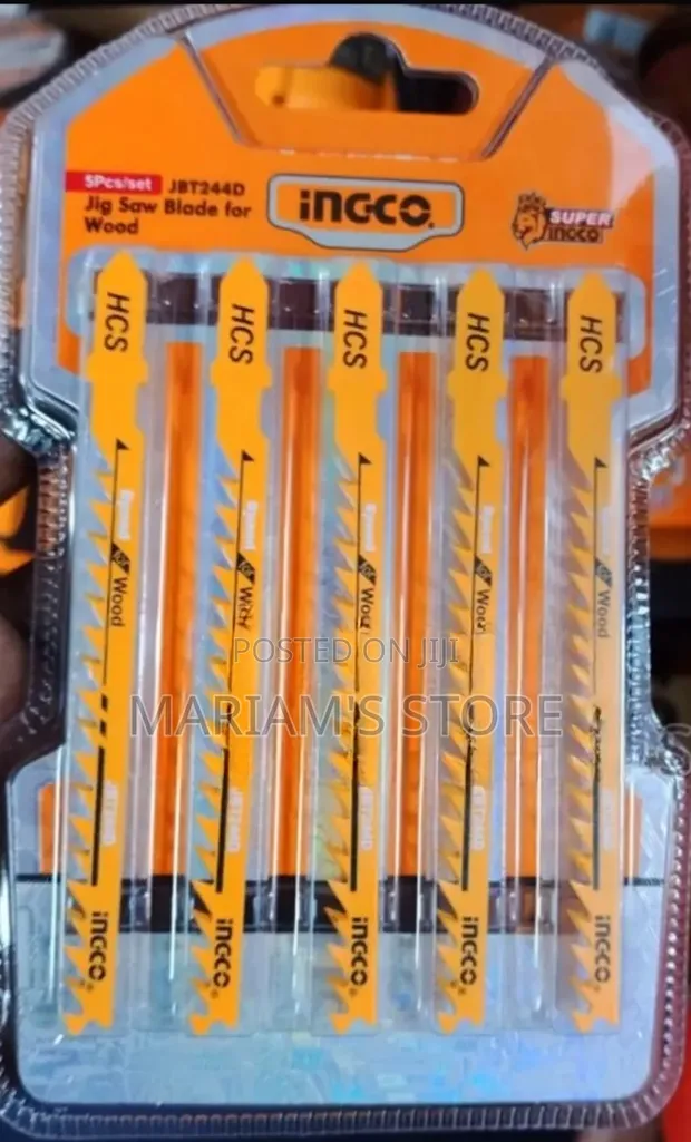 Ingco Jigsaw Blade Set for Wood (5pcs) - 1