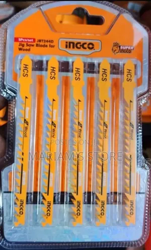 Ingco Jigsaw Blade Set for Wood (5pcs)