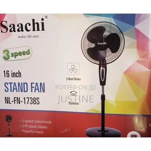 Brand New Saachi Stand Fan - 1