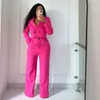 Elegant Ladies Suits with Crop Top Coat - 3