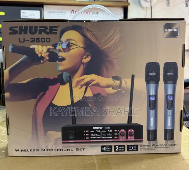 Shure U-3600 Professional Wireless Microphone System - 1