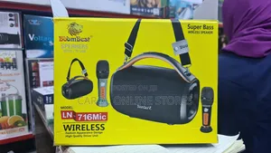 Original Boombest Speaker with 2 Wireless Microphones