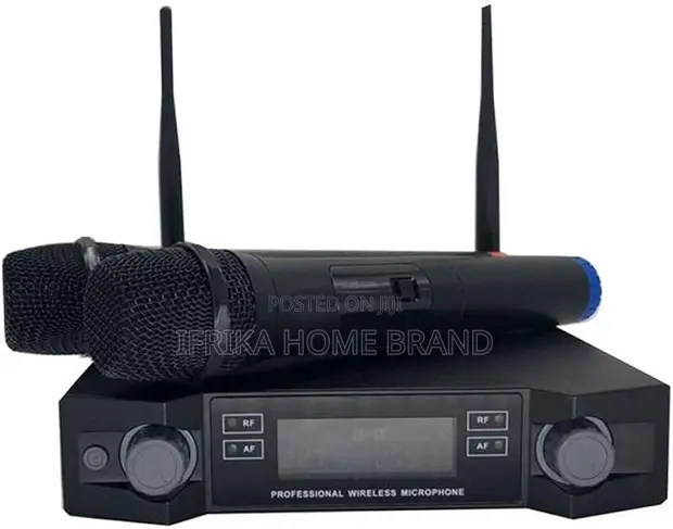 Wireless Digital Display Dual Handheld Microphone System - 1