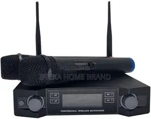 Wireless Digital Display Dual Handheld Microphone System