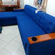 5-Seater Sofa Set - High Density Fabric, Blue - 2