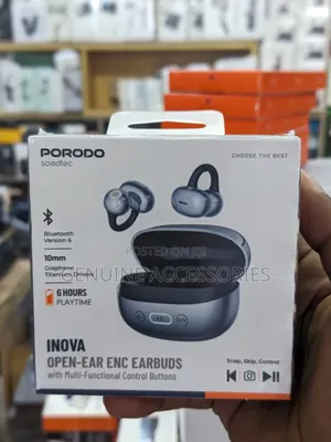 Porodo Soundtec Inova Open-Ear Clip-on Earbuds