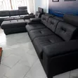 Premium 6-Seater Leather Sofa - 1
