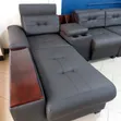 Premium 6-Seater Leather Sofa - 4