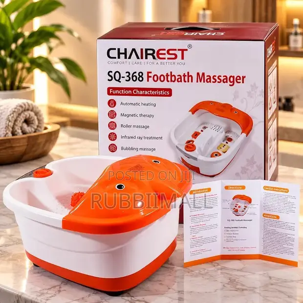 3-in-1 Foot Bath Massager with Heating - 1