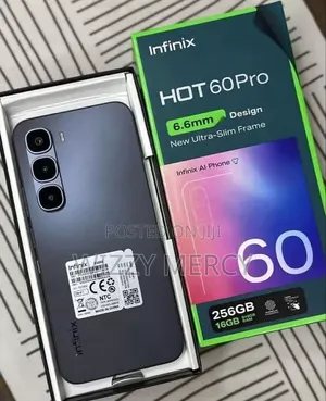 New Infinix Hot 60 Pro+ 256GB Black