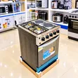 Saachi 4-Burner Gas Cooker with Electric Hot Plates & Oven - 2