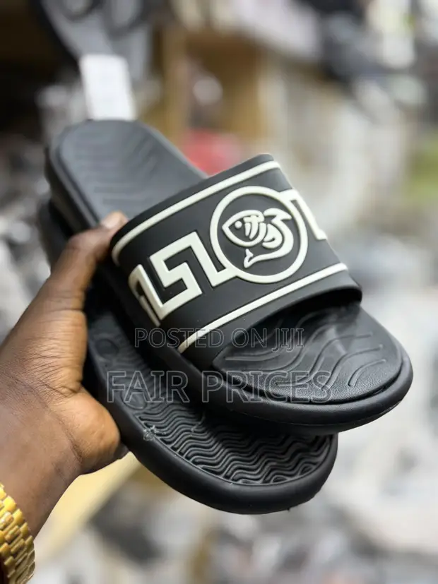 Waterproof Loufu Crocs - Black - 1