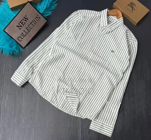 Copaya Men's Long Sleeve Striped Casual Shirt