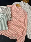Copaya Men's Long Sleeve Striped Casual Shirt - 4