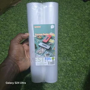 WACO Vacuum Sealer Bags 28x500cm (2 Rolls)
