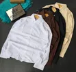 Plain Long Sleeved Shirts - 3