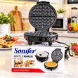 Sonifer SF-6084 1000W Electric Waffle Maker - Non-Stick - 3