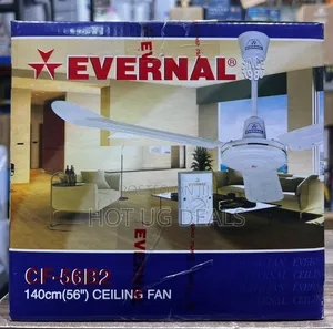 Evernal 56-Inch Ceiling Fan (140cm) White - Model CF-56B2
