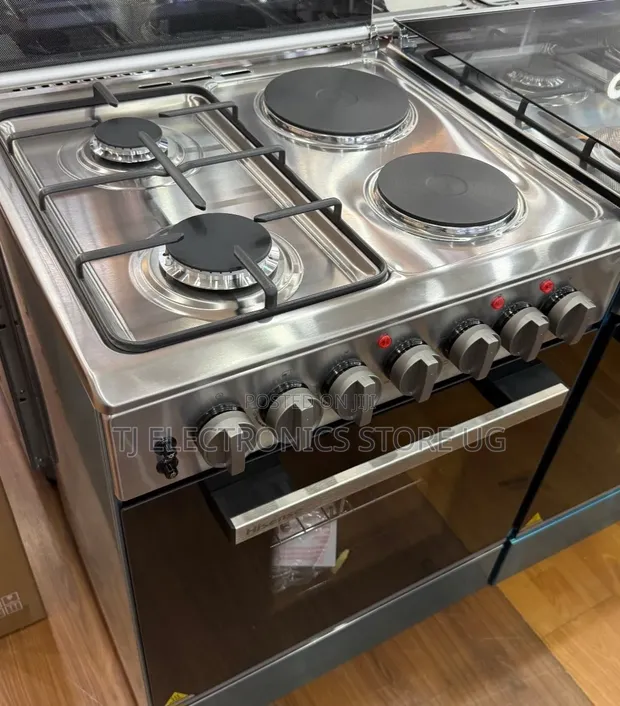 Hisense 60x60cm 2 Gas + 2 Electric Cooker - 1